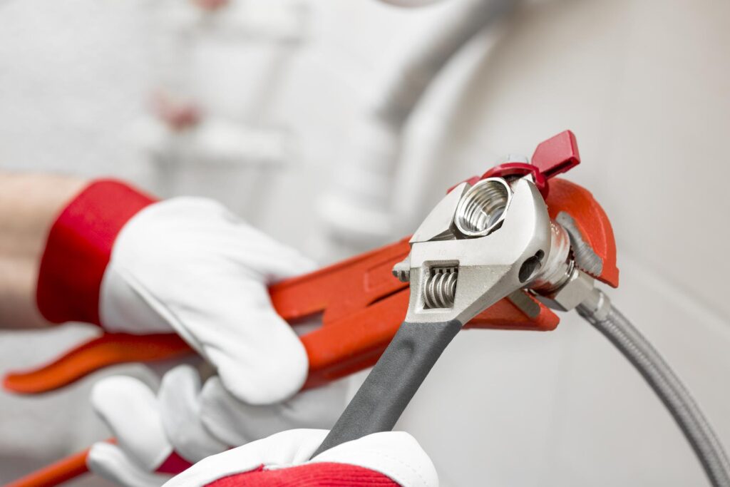 Sandy kitchen plumbing